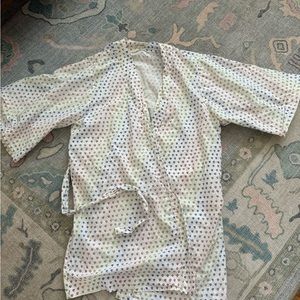 Roller Rabbit Disco Heart Robe / Kimono